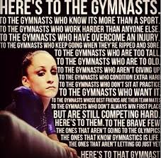 Here S To The Gymnasts Who Never Give Up Inspirational Gymnastics Quotes Gymnastics Quotes Funny Gymnastics Quotes