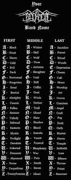 Black Metal Names Google Search Funny Name Generator Band Name Generator Name Generator