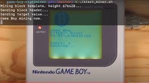 Bitcoin (btc) normally needs specialized equipment called asic because mining bitcoin is getting harder and therefore specialized equipment is being built for this purpose. Mining Mit Einem Game Boy Bitcoin Schurfen