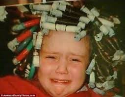 I remember this stuff smelled and turned my dark brown hair yellow!