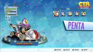 The cpu players cannot see you. Crash Team Racing Nitro Fueled How To Unlock Penta Penguin Gamerevolution