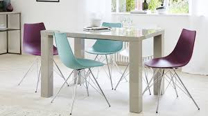 The table extends by sliding out the two. Light Grey Gloss Extending Dining Table Seats Up To Ten People Danetti