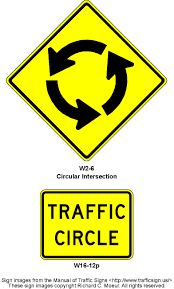 Rectangular And Diamond Shaped Signs To Tell Me About A Traffic Circle Diamond Shaped Sign Sign Image Traffic Signs