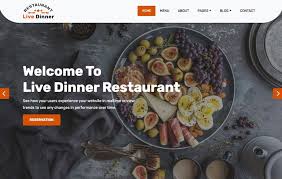 Reservation html form is included. Restaurant Cafe Free Css Website Templates