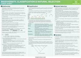 A Level Biology Ocr Notes Biodiversity A Level Notes