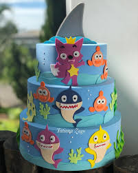 Baby Shark 2nd Birthday Cake For Boy 77 Baby Shark Cake Ideas To Steal For Your Child S Next Birthday Party In 2020 Shark Birthday Cakes Shark Cake Baby Boy Birthday Cake