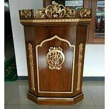 Mimbar Jati Antik Terbaru Desain Ukiran Jati Jepara Kayu Jati Desain Ukiran