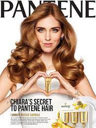 The Blonde Salad S Chiara Ferragni Is Pantene S New Global Ambassador Hair Advertising Haircare Advertising Pantene