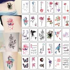 Incredible sunflower tattoo designs & ideas for 2019. 30 Teile Los Temporare Tattoo Frauen Rose Lotus Sunflower Tattoo Kleine Auf Hand Hals Handgelenk Text Herzschlag Tatoo Gefalschte Wasserdicht Set Temporary Tattoos Aliexpress