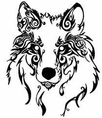 Pin By Rosecat On Schablonen Tribal Wolf Tattoo Tribal Drawings Wolf Tattoo Design