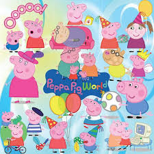 Get 33 Of Use Promo Code 42 Peppa Pig Clipart Printable Digital Clipart Instant Download Clip Art Scr Peppa Pig Birthday Party Peppa Pig Peppa Pig Birthday