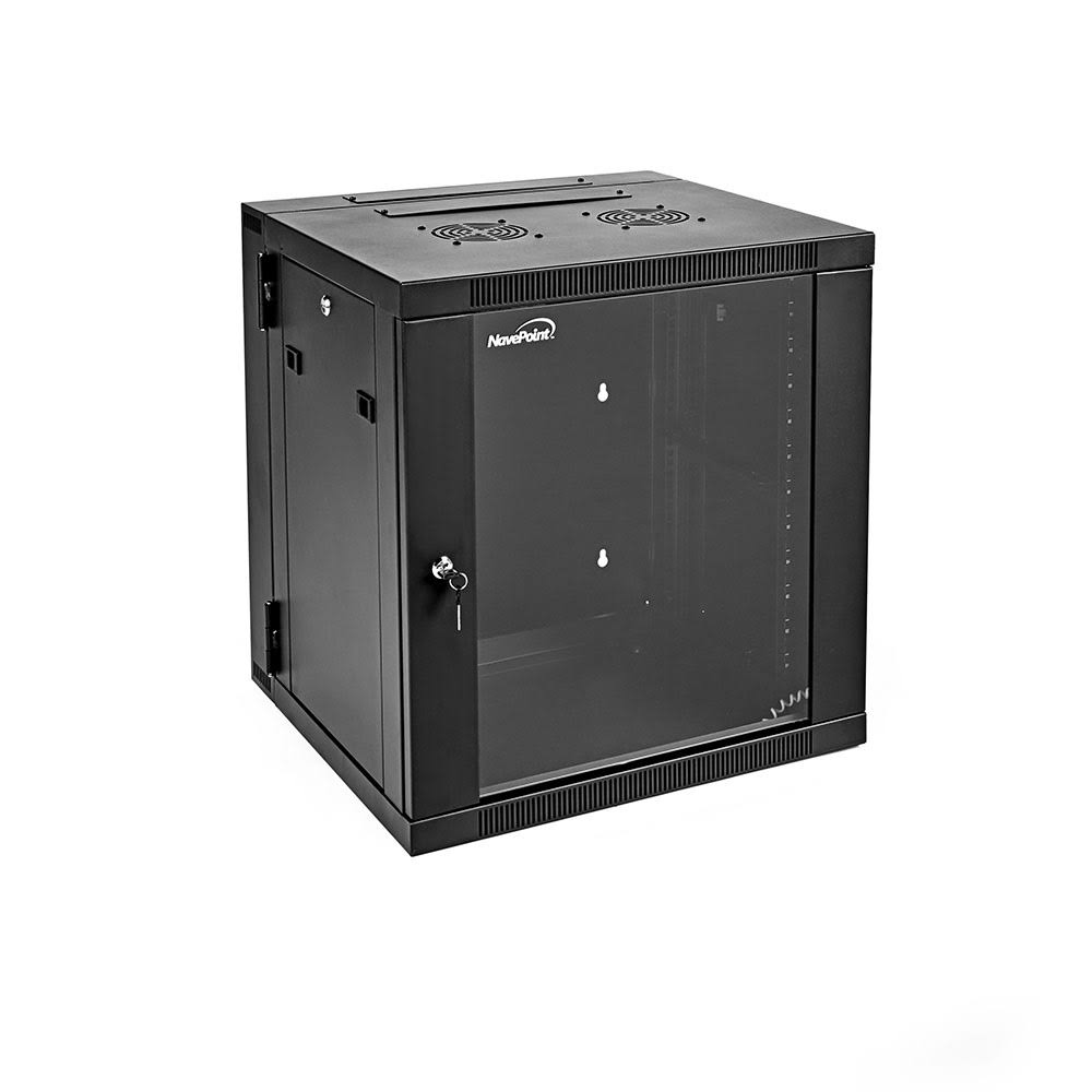 NavePoint 12U Wall-Mount Network Cabinet