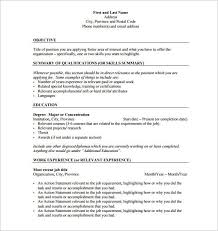 Take a look at our cv examples in professional templates. 12 Resume Outline Templates Samples Doc Pdf Free Premium Templates
