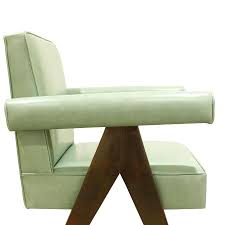 Pierre Jeanneret Committee Chair Ca 1953 All Our Chairs Are Made By Hand Using The Exact Same Materials And Techniques Used B Chair Types Of Wood Upholstery