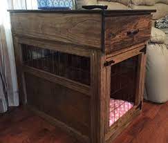 Coffee, console, sofa & end tables : Smaller Dog Crate With A Drawer Dog Crate Table Dog Crate Furniture Dog Crate End Table