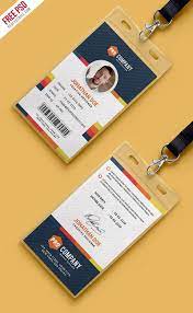 See more ideas about employees card, card design, identity card design. Free Psd Creative Office Identity Card Template Psd On Behance