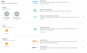 The company retails online items such as publications, software program, computer game. Share Prime Benefits And Digital Content With Amazon Household