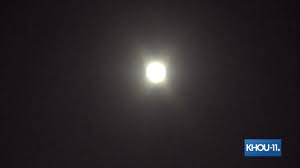Beavers start to take shelter for the winter around this time of year, according to the old farmer's almanac. Khou 11 News Awesome Moon Over Houston Facebook