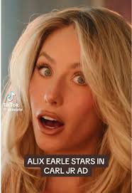 Alix Earle Promotes Free Burgers at Carl's Jr After Super Bowl