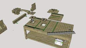 table et gabarits mft scie et defonceuse sous table festool diy 3d warehouse defonceuse sous table defonceuse projets de chauffage au bois
