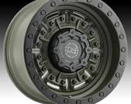 Black Rhino Abrams OD Green Custom Truck Wheels - Abrams ...