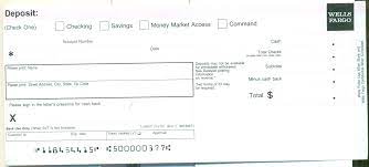 Check spelling or type a new query. Wells Fargo Deposit Slip Free Printable Template Checkdeposit Io