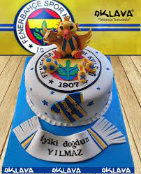 Sari Kanarya Fenerbahce Dogum Gunu Pastasi Temali Pastalar Pasta Food Cakes
