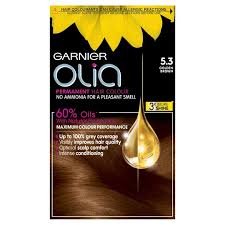 Reddish brown is the warmest hair color out of them all and the darkest as well. Garnier Olia 5 3 Golden Brown Permanent Hair Dye Tesco Groceries