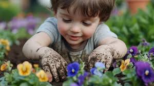 Free Toddler Gardening Fun Image