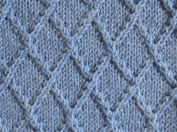 Knit 2 together, do not drop the stitches from left needle. Diamond Lattice Knitting Stitch Knitting Kingdom
