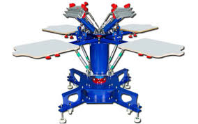 Bestelling) cn yunnan deming technology development co., ltd. 4 Color 4 Station Screen Printing T Shirt Printing Machine Screen Printing Machine Manufacturer