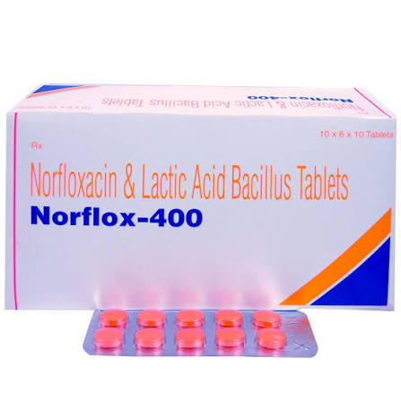 Norflox 400mg 10 Tablets by wellness forever