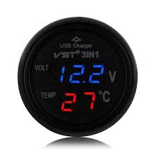 Maybe you would like to learn more about one of these? Auto Spannungsmesser Thermometer Auto Kfz Usb Ladegerat 12v24v Temperatur Meter Voltmeter Zigarettenanzunder Gunstig Kaufen Preis Kostenloser Versand Echte Bewertungen Mit Fotos Joom