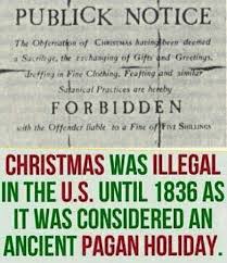Christmas Is Pagan And Used To Be Illegal In The U S Bible Facts Bible Knowledge Bible Truth