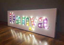 Lighted Name Sign Name Lights Colorful Sign Rainbow Wall Etsy Rainbow Wall Art Light Up Letters Rainbow Wall