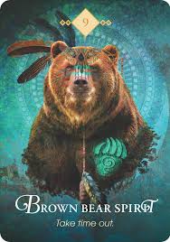 Free Online Oracle Card App You And The Universe Bear Spirit Animal Spirit Animal Art Spirit Animal Meaning