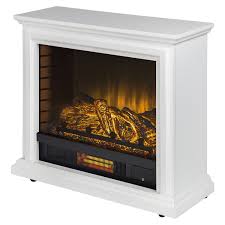 The pleasant hearth sulivan infrared fireplace is ideal for homes, condominiums, lofts, apartments, and seasonal rooms. Pleasant Hearth Sheridan Mobile Electric Fireplace White Walmart Canada