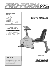In addition to the included allen wrenches, assembly requires a phillips. Pro Form Sr30 Deminsions What Is The Weight Limit On A Sr30 Exercising Bike Proform Sr30 Support Completelytheatres Wall