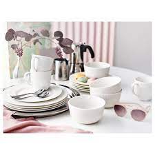 ofantligt plate white ikea in 2021 tableware design modern tableware plates