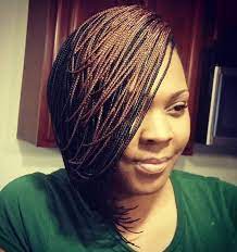40 Ideas Of Micro Braids And Invisible Braids Hairstyles Bob Braids Hairstyles Short Box Braids Hairstyles Bob Braids
