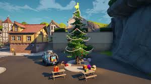 Keep in mind that you do have to do a full dance emote under the festive tree, or it will retail row. Fortnite Holiday Trees Locations Where To Dance At Different Holiday Trees For Operation Snowdown Gamesradar