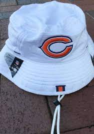 New Era Chicago Bears White 2019 Official Training Mens Bucket Hat 5909007 Chicago Bears Mens Bucket Hats Chicago