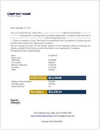 19 Salary Certificate Formats Word Excel Pdf Templates Business Letter Template Certificate Format Business Format