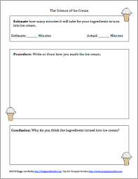 How To Make Ice Cream In A Bag With Recording Sheet Buggy And Buddy Make Ice Cream Ice Cream Science Ice Cream