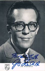 Jo Herbst 1928-80 autograph signed postcard photo 3.5"x5.5" German actor