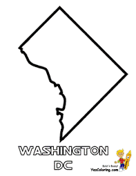 Washington Dc Map Worksheet Coloring Page At Yescoloring Com Washington Dc Map Washington Dc State Printable Maps