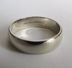 Artcarved J R Wood And Sons Men 39 S White Gold Wedding Band Highly Polished 195 Mens Wedding Bands White Gold Men S Wedding Ring White Gold Wedding Bands