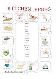 Kitchen Verbs Life Skills Lessons Teaching Life Skills Life Skills Classroom