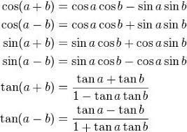 Trig Formulas Math Formulas Studying Math Maths Solutions