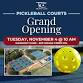 Pickleball Courts Grand Opening event image